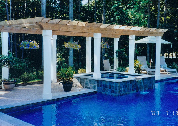 northern virginia pool pergola