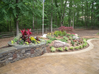 stone retaining wall chantilly va