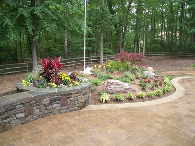 stone retaining wall chantilly va