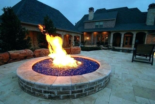 glass fire pit