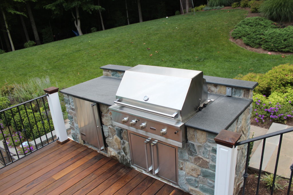 Outdoor grill caters to entertaining in the backyard